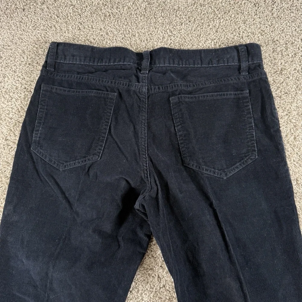 Vintage J Crew Pants Mens 32 Blue Slim‎ Dark Navy Chino Corduroy Preppy Casual
